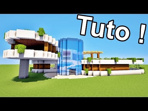 COMMENT FAIRE UNE VILLA DE LUXE SUR MINECRAFT ? TUTO ! :)