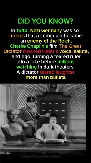 Chaplin's Movie Broke Hitler's Mind #Hidden #WW2#Shorts