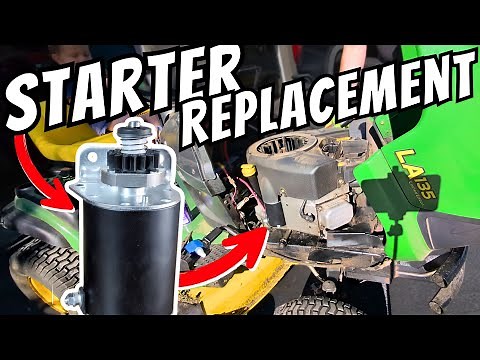 How to replace the Starter Motor on Your John Deere Lawn Tractor