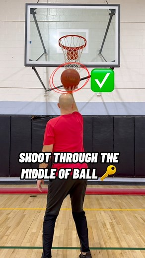 The ultimate goal is to become a STRAIGHT shooter! That’s hard to do without shooting through the middle of the basketball 🔑 Where the shooting hand arm goes, the ball follows - But in most cases this is determined by the placement of your shooting hand ‼️ Send this to a young hooper who needs it | Mason Elite