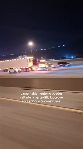 No puedes saltarte la parte difícil: construcción personal