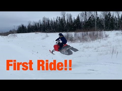 Polaris IQR600 Rebuild & First Ride!