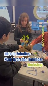 Our students learned the basics of Arduino programming to detect when the plant needs water, set up a sensor to measure soil moisture and connect it to an Arduino Uno. 🌱🤖💧 Understanding the crucial role of plants in our environment is paramount, using technology to help conserve resources and care for plants.🌿 Do you want your child to participate in our next workshops? 😎 Do you want your students to learn about robotics? 🤖 Contact us at www.ecorobotik.com #school #roboticforkids #educatio