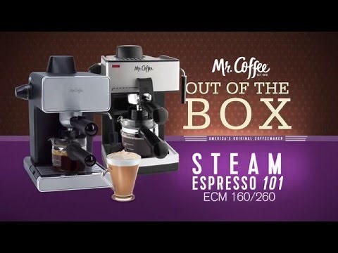 Mr. Coffee® Steam Espresso and Cappuccino Maker - Out the Box