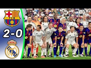 Barcelona Legends - Real Madrid Leyendas 2:0 - All Goals & Highlights - Two Goals Saviola