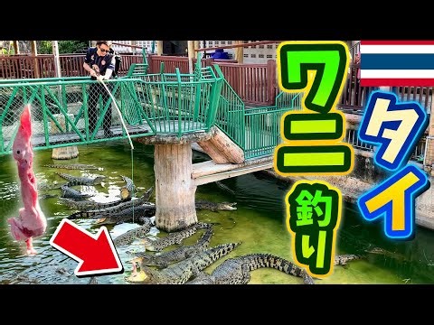 【ヤバすぎて閉鎖】タイにかつて存在したワニ園が衝撃的すぎた件www【バンコク近郊】