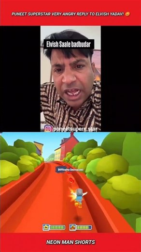 Puneet Superstar Very Angry Reply to Elvish Yadav! 😡 #shorts