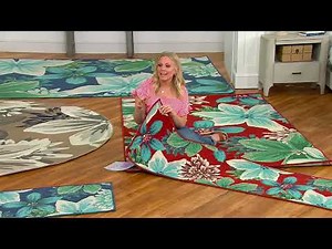 Ultimate Innovations Island Escape Indoor/Outdoor Rug Collection on QVC