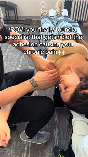 What you need is to find the root cause of your chronic pain #adhesionreleasemethods