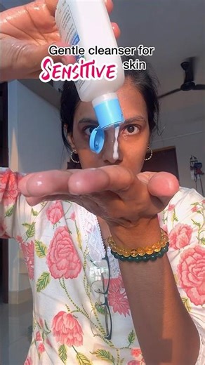 My go-to gentle face wash for sensitive skin 🤍 #shorts #cetaphilcleanser