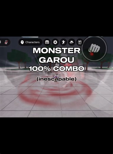 Monster Garou 100% combo (the Strongest Battlegrounds) roblox #tsb #roblox #garou #saitama #combo