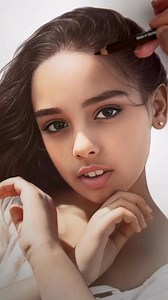 165K views · 12K reactions | Drawing a cute girl. Colored drawing on paper. @_litvinalena_ #drawing #artinprogress #viralart #hyperrealism #drawingvideo #giftideas #artprocess #fblifestyle #explore | Artist Kelle | Facebook