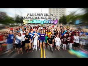 Downtown Lima Ohio 1960s Dance Video