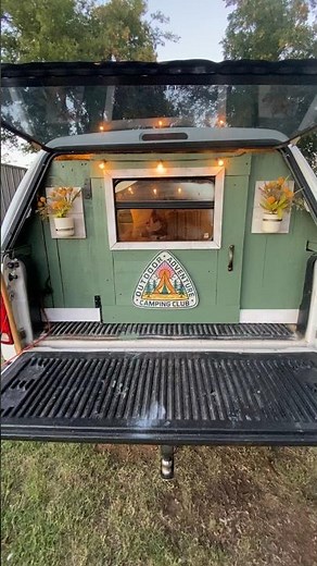We Converted a Truck Topper into Cozy Mini Camper #camping #outdoors