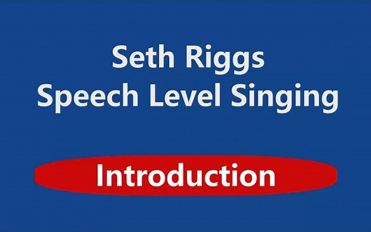 Seth Riggs - Speech Level Singing （28p 中英双字）