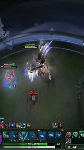 MORDEKAISER TANK FOR COUNTER HEIMERDINGER TOP #shorts #leagueoflegends #gaming #games