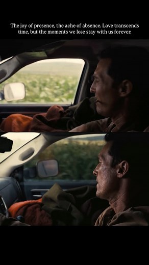 Cinema 2 See on Instagram: "These two scenes from Interstellar perfectly mirror the emotional spectrum of love and loss. In the first, Cooper (Matthew McConaughey) sees young Murph (Mackenzie Foy) in the car, symbolizing the happiness of presence and the fleeting nature of time spent together. In the second, an older Cooper looks at the empty passenger seat, realizing the depth of his absence from her life as time has slipped away. What makes this contrast even more striking is how it reflects o