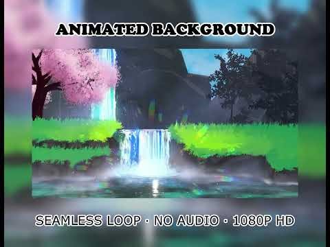 Animated Background Preview - Waterfalls