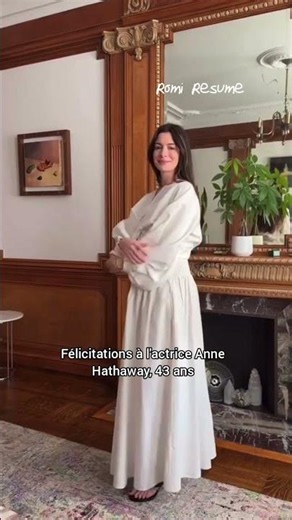 Anne Hathaway pregnant with her 3rd child