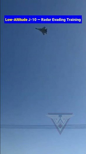 Extreme Low-Altitude Flight by Chinese Fighter Jet!