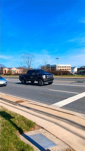 Deleted 6.7 Powerstroke #powerstrokediesel #loudestexhaust #dieseltruck #notstock #bigtip #flyby
