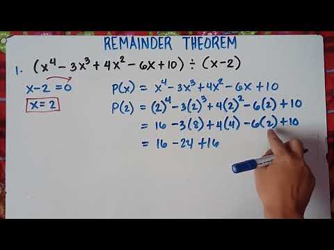 The Remainder Theorem | Explain in Detailed | Part 1 |