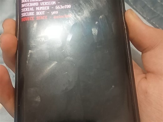 求助：手机刷完boot之后，一直卡在fast Boot