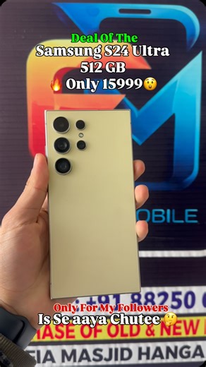 FUTURE_MOBILE_KOKERNAG | Samsung S24 Ultra 512 GB Only 27 Days Old @ 15999 Original Bill Price 30k Note: Copy Phone ( No Original Sam- s24 Ultra) Mgr Original... | Instagram