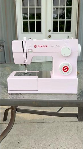 SINGER® Heavy Duty 4452Rosewater Pink Sewing Machine #singer #pinksewingmachine #sewing