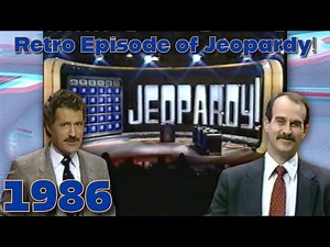 Retro Episode of Jeopardy! from Spring of 1986 With Commercials