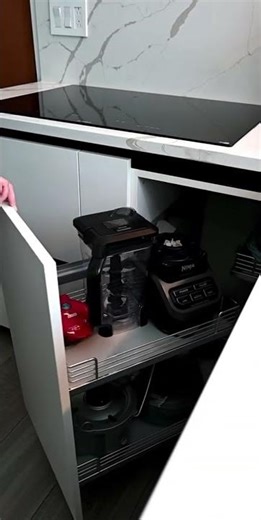 Kitchen magic Corner Solution | Smart Corner Cabinet Ideas to Enhance Space ideas #shorts #kitchen