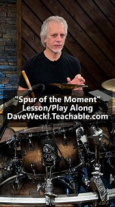 Let Dave be your teacher in the #davewecklonlineschool! 60 min. "Spur of the Moment" lesson play along has been posted! Join now for 70 hrs. of content: https://daveweckl.teachable.com | Dave Weckl