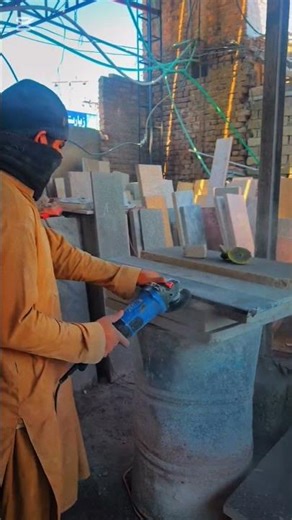 Granite & Marble Resizing Gola Work | Step Edge Cutting & Polishing Machine