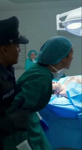 But she's in the middle of an operation, how are they taking her away?