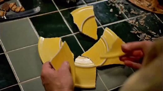 reels__cinema on Instagram: "The moment we realised this show is going to be a masterpiece. The missing plate piece scene in Breaking Bad is a perfect example of how the show uses tiny details to deliver massive tension. A small broken shard becomes the proof that Walt can’t erase his lies, no matter how carefully he plans. Without loud action or big dialogue, the scene shows how guilt and paranoia slowly expose the truth. It’s subtle, smart, and unforgettable - proving that in Breaking Bad, eve