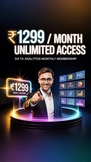 🚀📊 Data Analytics All-Access Pass – ₹1299/month 👇