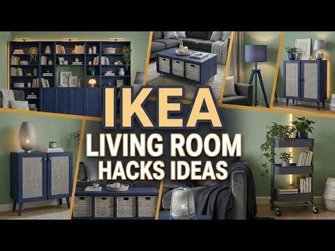 Creative! 🛋️ IKEA Living Room Hacks 2026 with DIY Furniture Makeover & Smart Storage Ideas