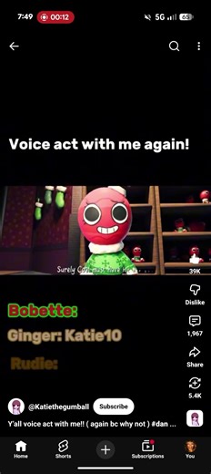 ‪@Maple.Animates‬ UwU #oklahomasecretidentity #voiceactor #silly #rudie #duet #dandysworld