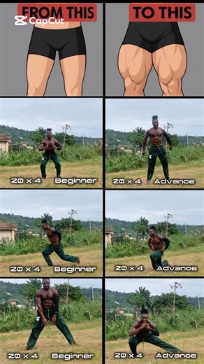 How to Build muscular legs from home without weight #bodyweightworkout #legs #legsworkout #legday #beginners #advanced #dailychallenge #helpfultips | Nnamdibody