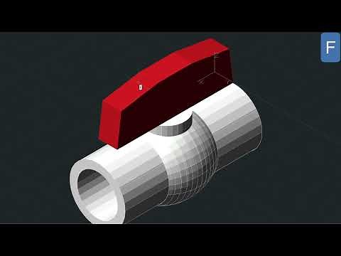 How to draw a 3D Ball Valve (in 5 min!)