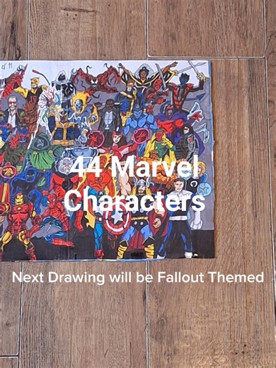 44 Marvel Characters #drawing #marvelcomics #marvel #marveldrawing