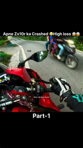 Apne Zx10r ka Crashed 😭 High loss 😱 part1 #shortsfeed #trendingshorts #youtubeshorts