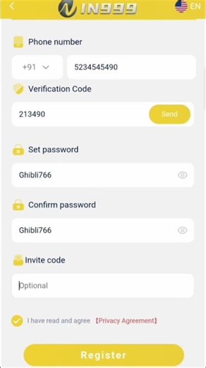 in999 game me register krte to invite code kaise nikale referral code kaise nikal / in999 invite