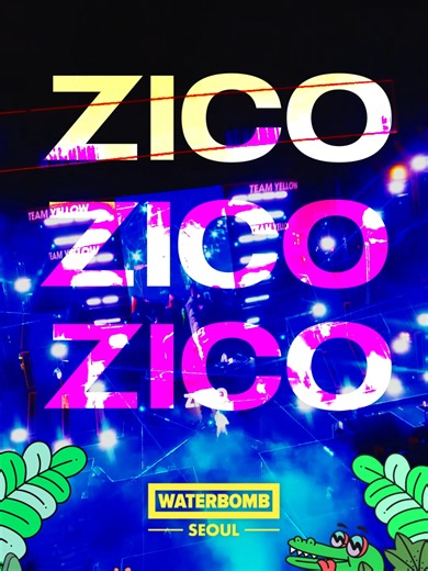 ZICO WATERBOMB SEOUL 2026: Yellow Team July 26 Live Set
