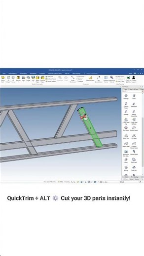 QuickTrim + ALT – Cut 3D Parts Instantly #shorts