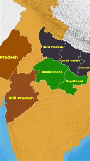 20 New States Could Be Created in India 😳 #newstates #statehooddemand #mapping