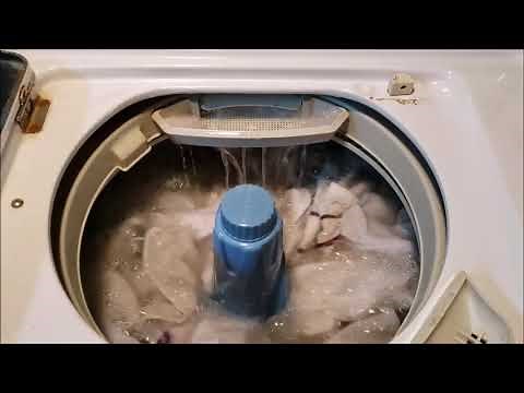 Full Cycle- 1974 Westinghouse Top Loader washing whites