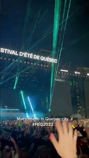 🎵 Marshmello - Alone (Live at Festival d'été de Québec 2022)