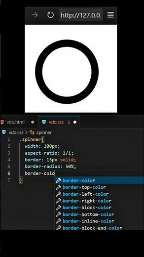 double spinner using css #coding #css3 #growth #fyp #growchannel #csstips #cssloader #trending #fy