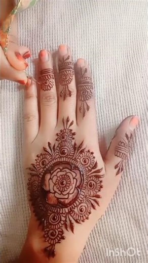 flower 💐 mehndi design 💖 DM For Order 💖#hennadesign #mdmehndiartist